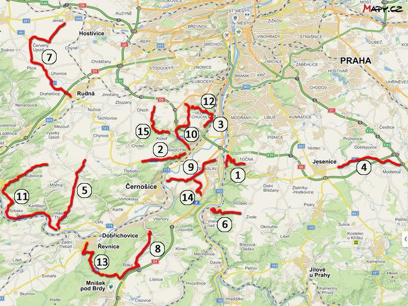 mapa TT2018