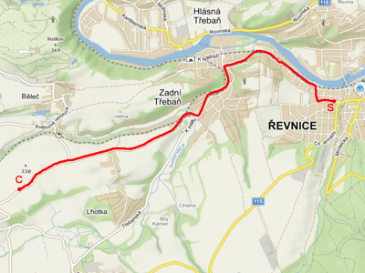 Detailn� mapa - klikni zde